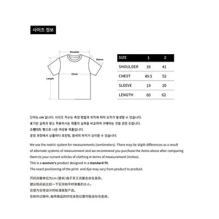 WOMAN CUBIC BASIC LOGO SHORT SLEEVE T-SHIRT BLACK