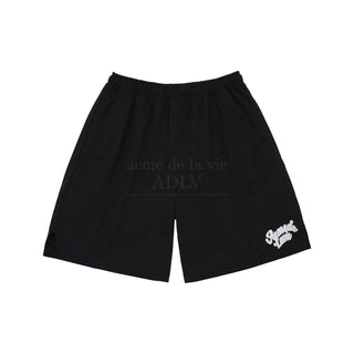 ROUND MESH TRAINING SHORT PANTS BLACK