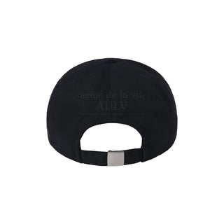 SYMBOL EMBOSSING NEEDLEWORK BALL CAP BLACK