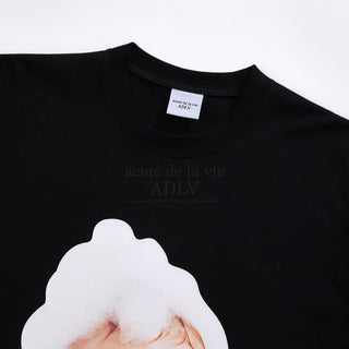 ADLV BABY FACE SHORT SLEEVE T-SHIRT BLACK BUBBLE