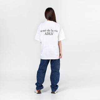 ADLV BABY FACE SHORT SLEEVE T-SHIRT WHITE COLORFUL HANDS