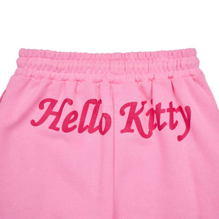 acme de la vie / Sanrio HELLO KITTY LETTERING BOOTS CUT PANTS PINK