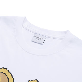 MY NAME IS FUZZY RABBIT SHORT SLEEVE T-SHIRT WHITE