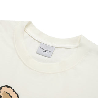 MY NAME IS FUZZY RABBIT SHORT SLEEVE T-SHIRT CREAM