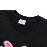Load image into Gallery viewer, MY NAME IS FUZZY RABBIT SHORT SLEEVE T-SHIRT BLACK
