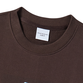 AC BEAR GRADATION SWEATSHIRT DARK BROWN