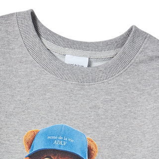 KIDS 3D AC BEAR FACE SWEATSHIRT MELANGE