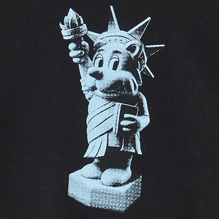 KIDS AC BEAR STATUE OF LIBERTY SWEATSHIRT BLACK