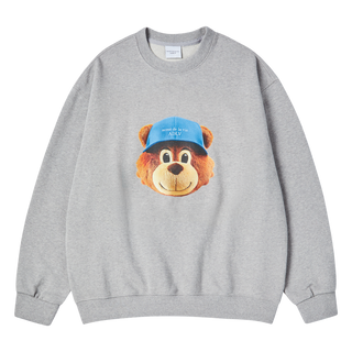 3D AC BEAR FACE SWEATSHIRT MELANGE