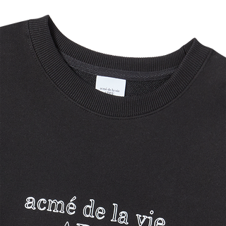 KIDS BORDER LINE BASIC LOGO SWEATSHIRT BLACK
