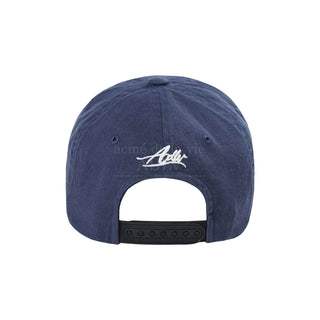 SCRIPT LOGO CHAIN EMBROIDERY WASHING BALL CAP NAVY