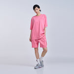 Load image into Gallery viewer, MIDDLE AGE LOGO PIGMENT WASHING SHORT SLEEVE T-SHIRT PINK

