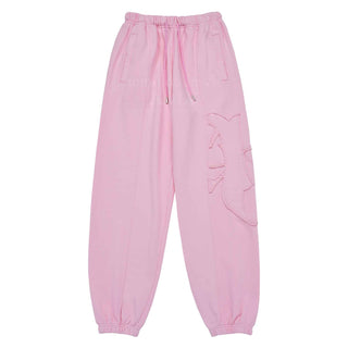 NEW SYMBOL APPLIQUE PANTS PINK