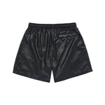 Load image into Gallery viewer, ADLV GLOSSY WOVEN SET UP SHORT PANTS BLACK
