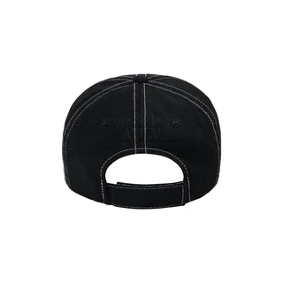 ADLV FRONT STITCH BALL CAP BLACK