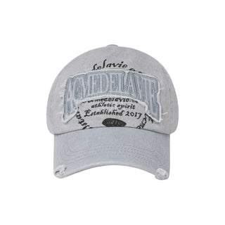 AE LOGO APPLIQUE BALL CAP LIGHT GREY