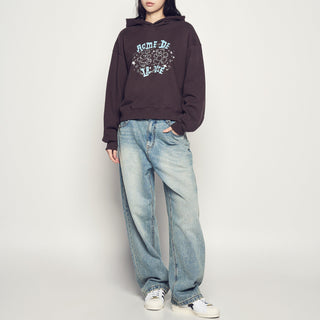 TAPERED FIT WASHING DENIM PANTS BLUE