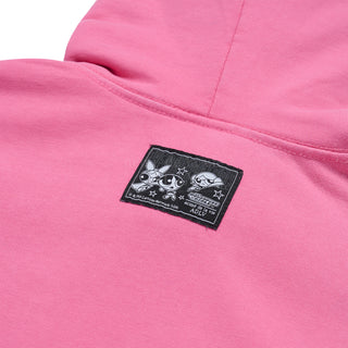 The Powerpuff Girls x acmedelavie magazine spray washing hoodie PINK