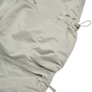 SIDE PUCKERING POCKET PANTS BEIGE