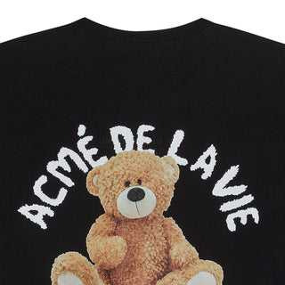 TEDDY BEAR (BEAR DOLL) SHORT SLEEVE T-SHIRT BLACK