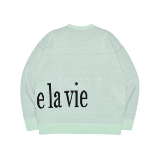 BASIC LOGO SIDE POINT KNIT MINT