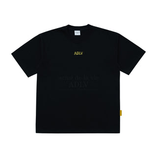 GLOSSY BASIC LOGO SHORT SLEEVE T-SHIRT BLACK