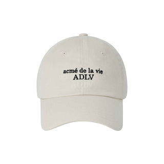 BASIC SMALL LOGO BALL CAP BEIGE