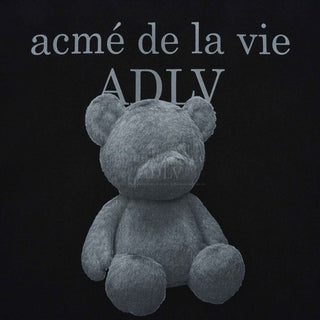 [Duty-free shop exclusive] FUZZY BEAR SHORT SLEEVE T-SHIRT BLACK
