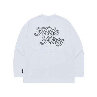 acme de la vie / Sanrio HELLO KITTY ARTWORK LONG SLEEVE T-SHIRT WHITE