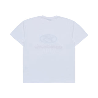 NEW SYMBOL LOGO EMBROIDERY BIO WASHING SHORT SLEEVE T-SHIRT WHITE