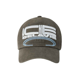 SQUARE LOGO BALL CAP KHAKI