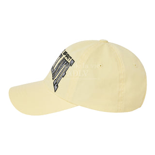 VARSITY LOGO BALL CAP LIGHT YELLOW