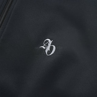 SYMBOL LOGO TRACK JACKET BLACK