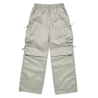 SIDE PUCKERING POCKET PANTS BEIGE