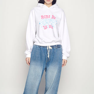 FULL BANDING WASHING DENIM PANTS BLUE