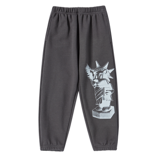 KIDS AC BEAR STATUE OF LIBERTY ZURRY PANTS CHARCOAL