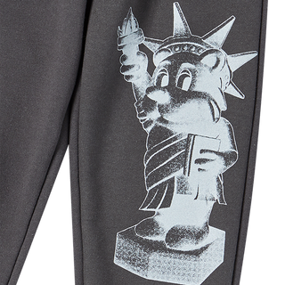 KIDS AC BEAR STATUE OF LIBERTY ZURRY PANTS CHARCOAL