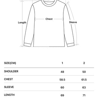 WALKING AC BEAR LONG SLEEVE T-SHIRT CHARCOAL