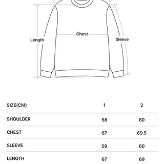 BASIC LOGO NAPPING SWEATSHIRT DARK BROWN