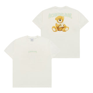 RABBIT T-SHIRT BEAR SHORT SLEEVE T-SHIRT CREAM