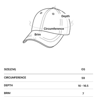 FABRIC LOGO APPLIQUE BALL CAP BLACK