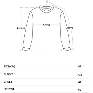 WOMAN MIRROR AC BEAR LONG SLEEVE T-SHIRT WHITE
